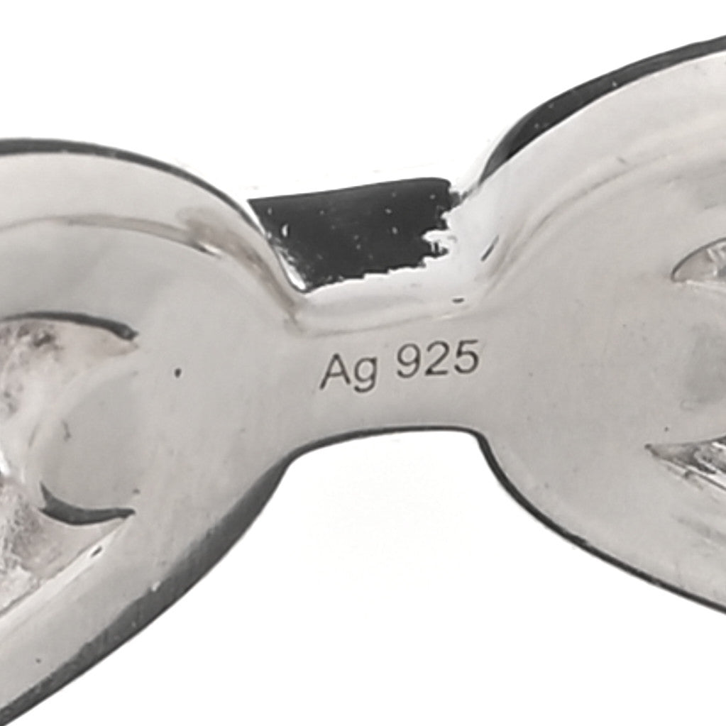 Sterling Silver PM Chaine d'Ancre Enchainee Band Ring 59 8.75