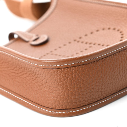 Hermes Taurillon Clemence Evelyne TPM Gold 9 of 11