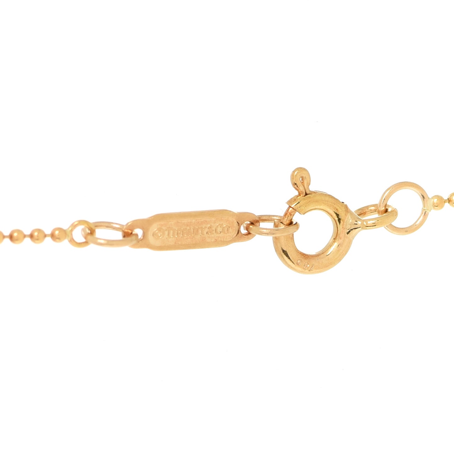 18K Yellow Gold 1837 Circle Pendant Necklace