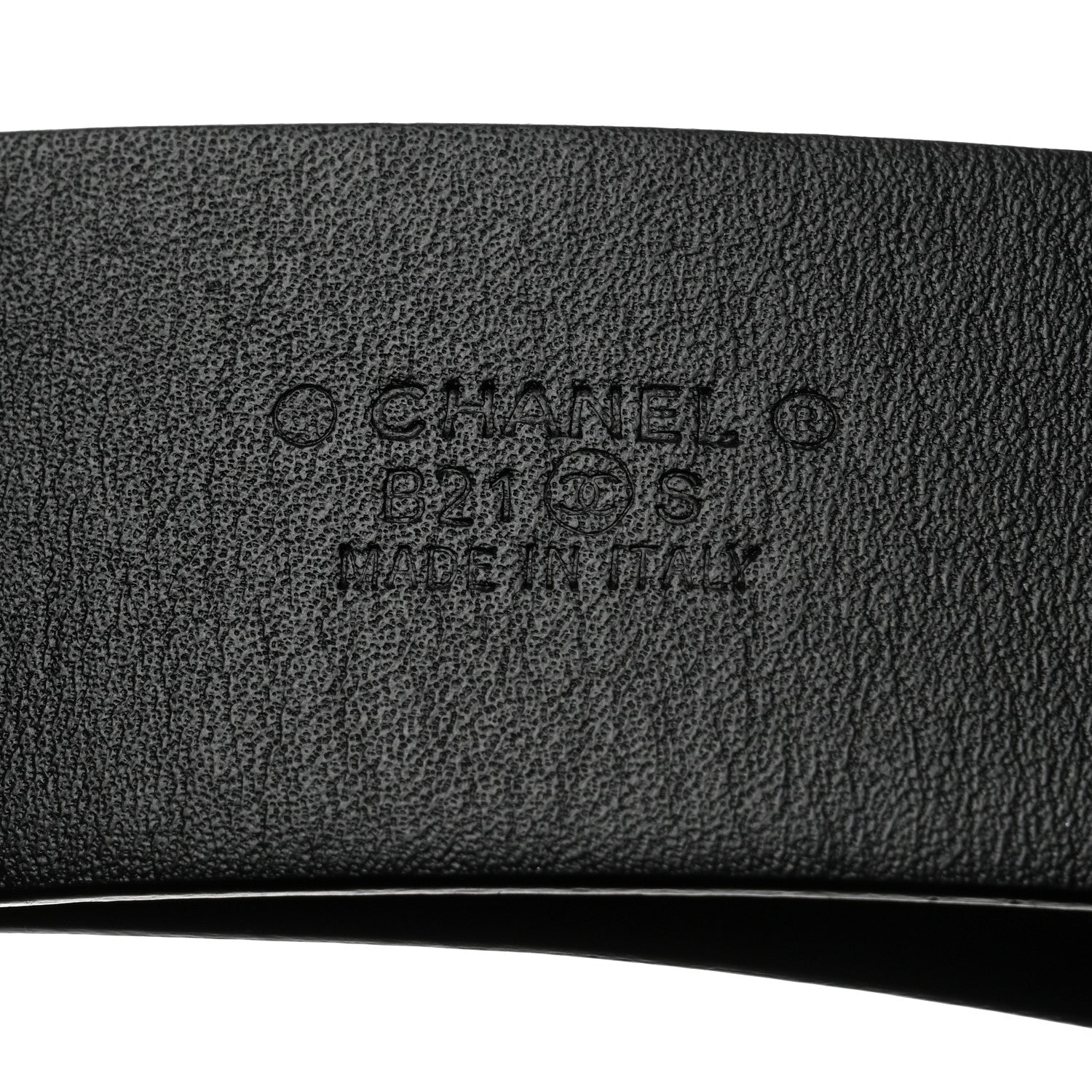 Chanel Calfskin CC Chain Belt 85 34 Black 5 of 6
