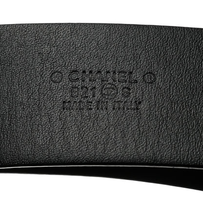 Chanel Calfskin CC Chain Belt 85 34 Black 5 of 6