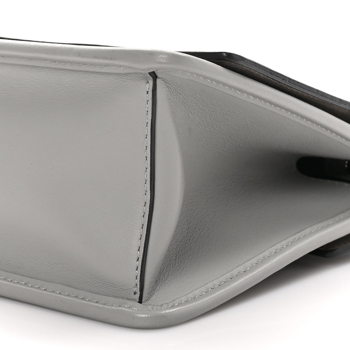 Vitello Century Opaco F is Fendi Small Kan I Shoulder Bag Grigio Perla
