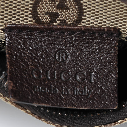 Gucci GG Monogram Double Pocket Belt Bag Dark Brown 7 of 8