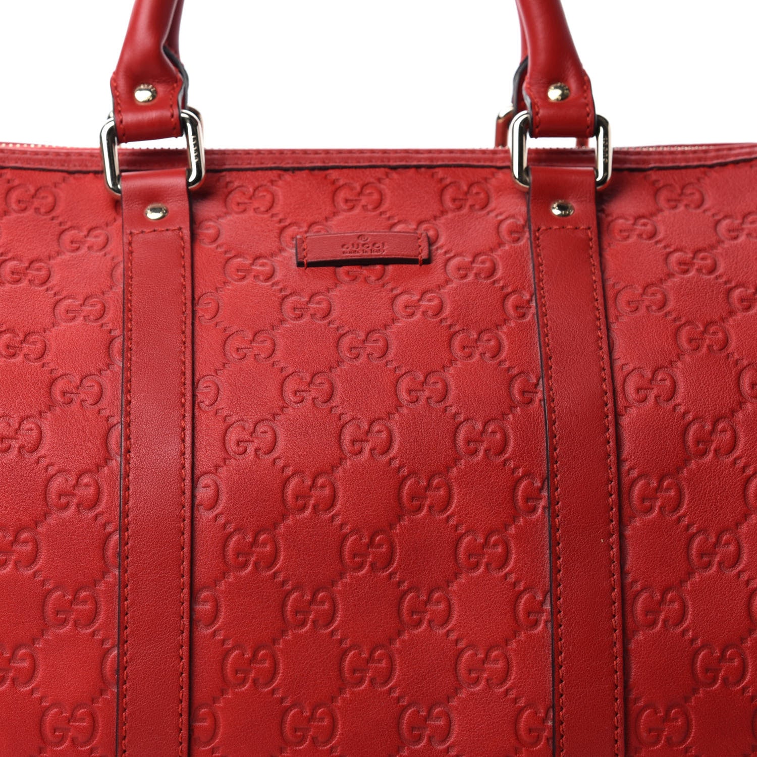 Gucci Guccissima Vitello Tender Medium Joy Boston Sporting Red 10 of 10