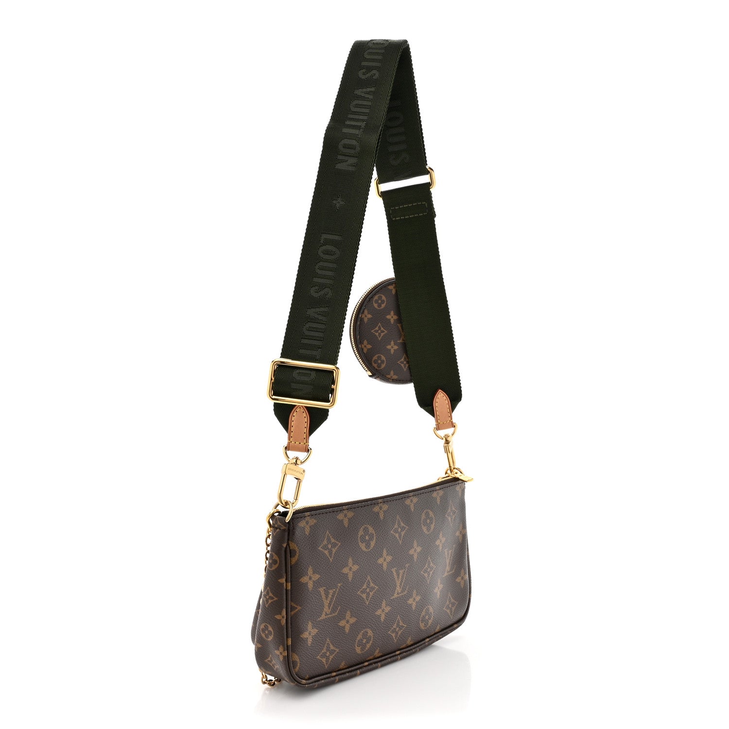 Louis Vuitton Monogram Multi Pochette Accessories Kaki 3 of 12