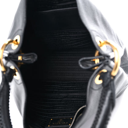 Prada Vitello Daino Hobo Black 4 of 10