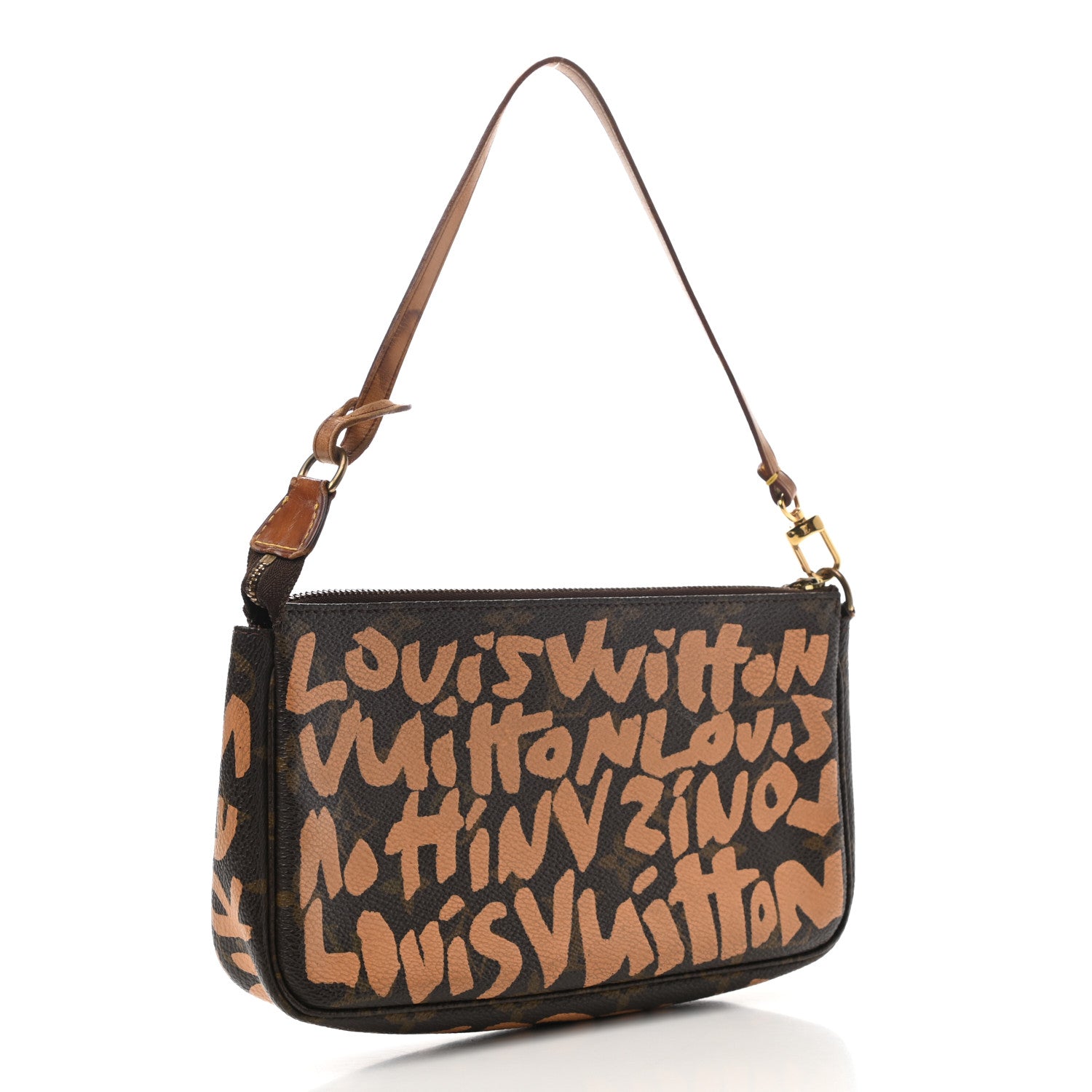Louis Vuitton Monogram Graffiti Pochette Accessories Peach 3 of 13