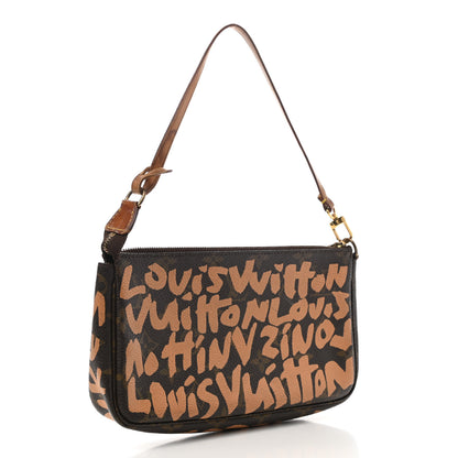Louis Vuitton Monogram Graffiti Pochette Accessories Peach 3 of 13