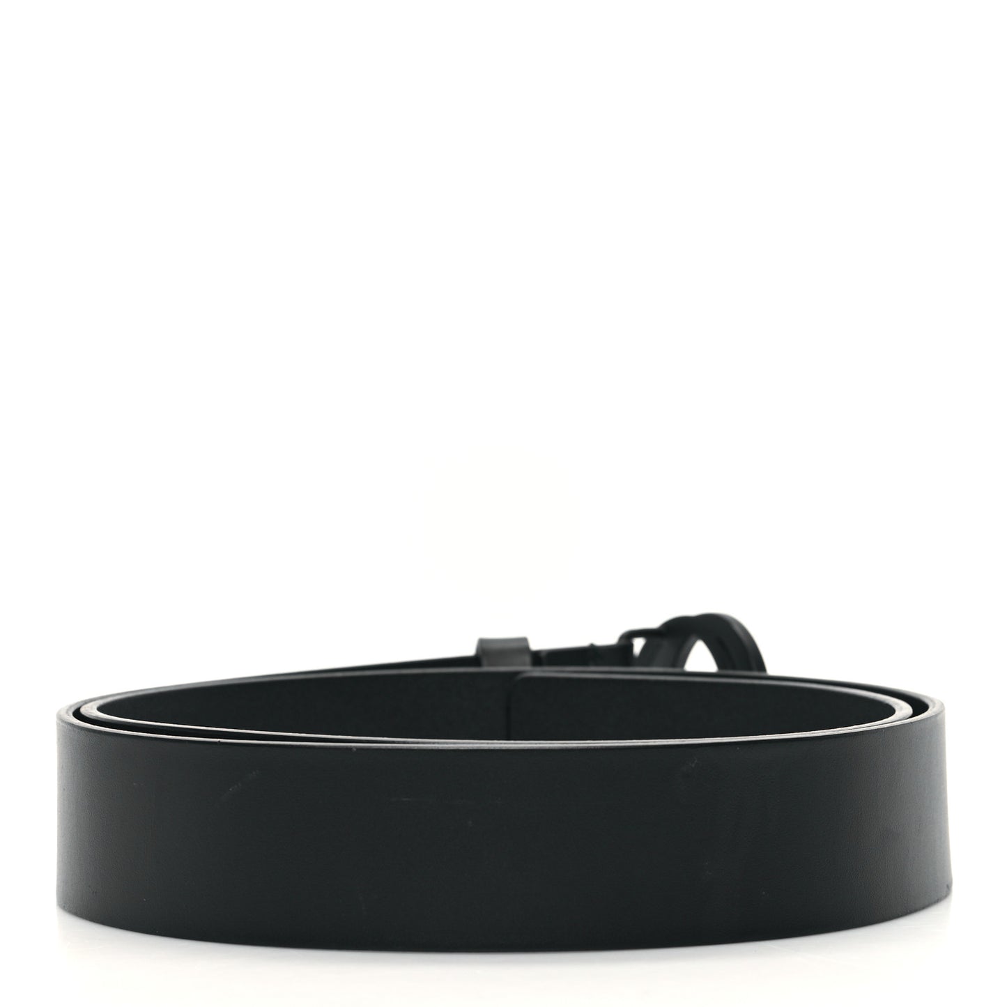 Selleria Calfskin Monochrome Interlocking G 37mm Belt 95 38 Black