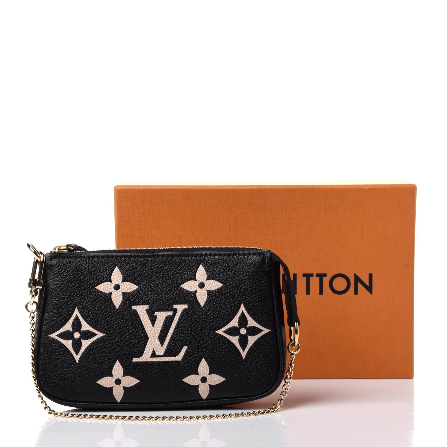Louis Vuitton Empreinte Monogram Giant Mini Pochette Accessories Black 10 of 10