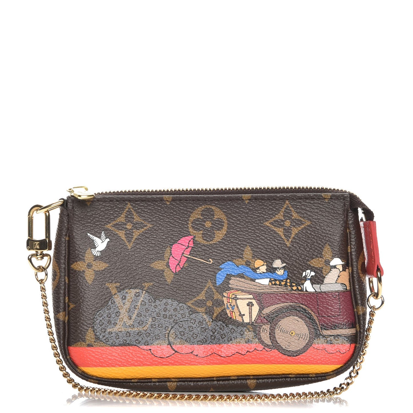 Monogram 2015 Christmas Animation Mini Pochette Accessories