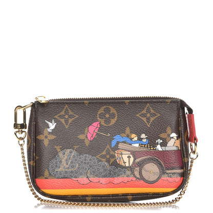 Louis Vuitton Monogram 2015 Christmas Animation Mini Pochette Accessories 1 of 8