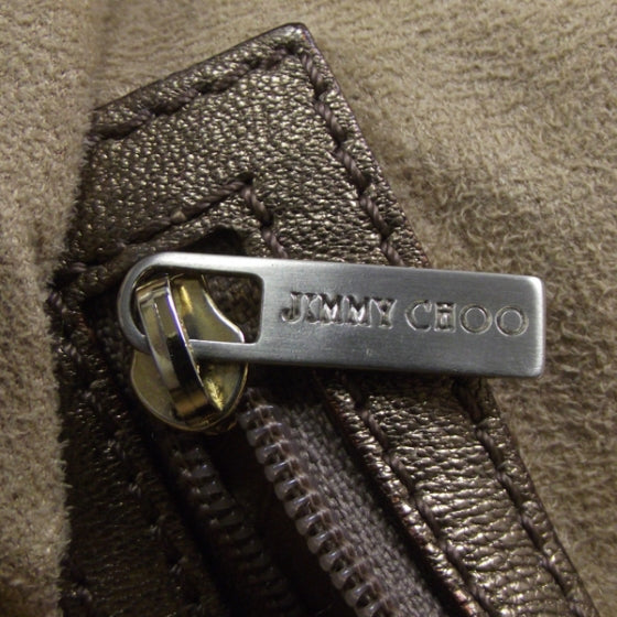 Jimmy Choo Canvas Oracle Hobo Metallic 9 of 9