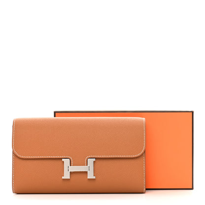 Hermes Epsom Constance Long Wallet To Go Gold 9 of 9