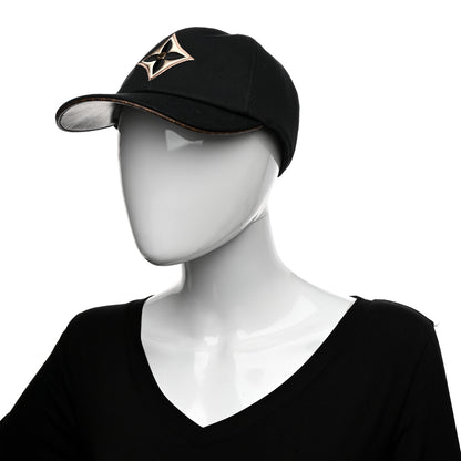 Louis Vuitton Monogram Cotton Jacquard Embroidered LV Day Cap M Black 2 of 11