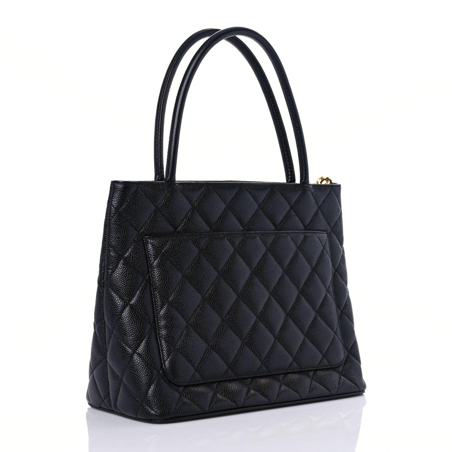 Chanel Caviar Quilted Medallion Tote Black 3 of 11