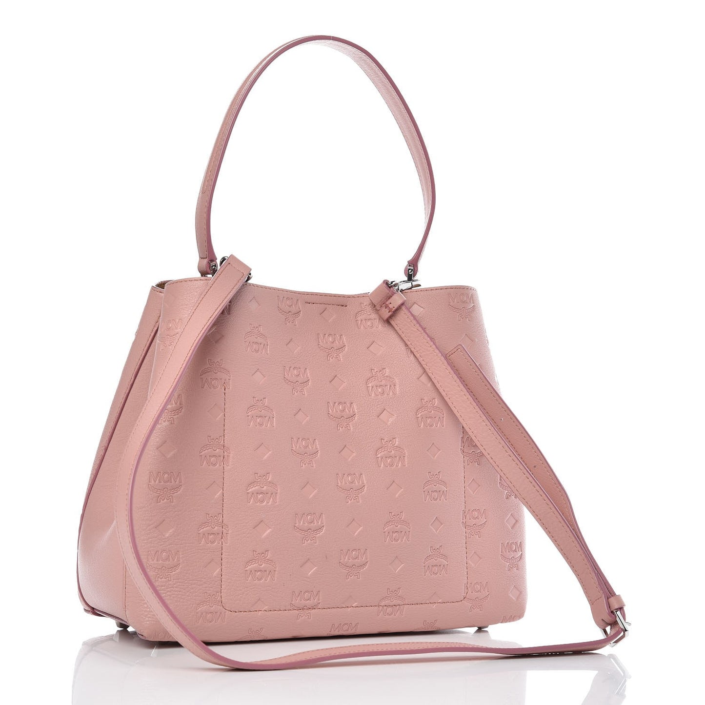 Calfskin Ottomar Monogram Medium Sarah Hobo Pink Blush