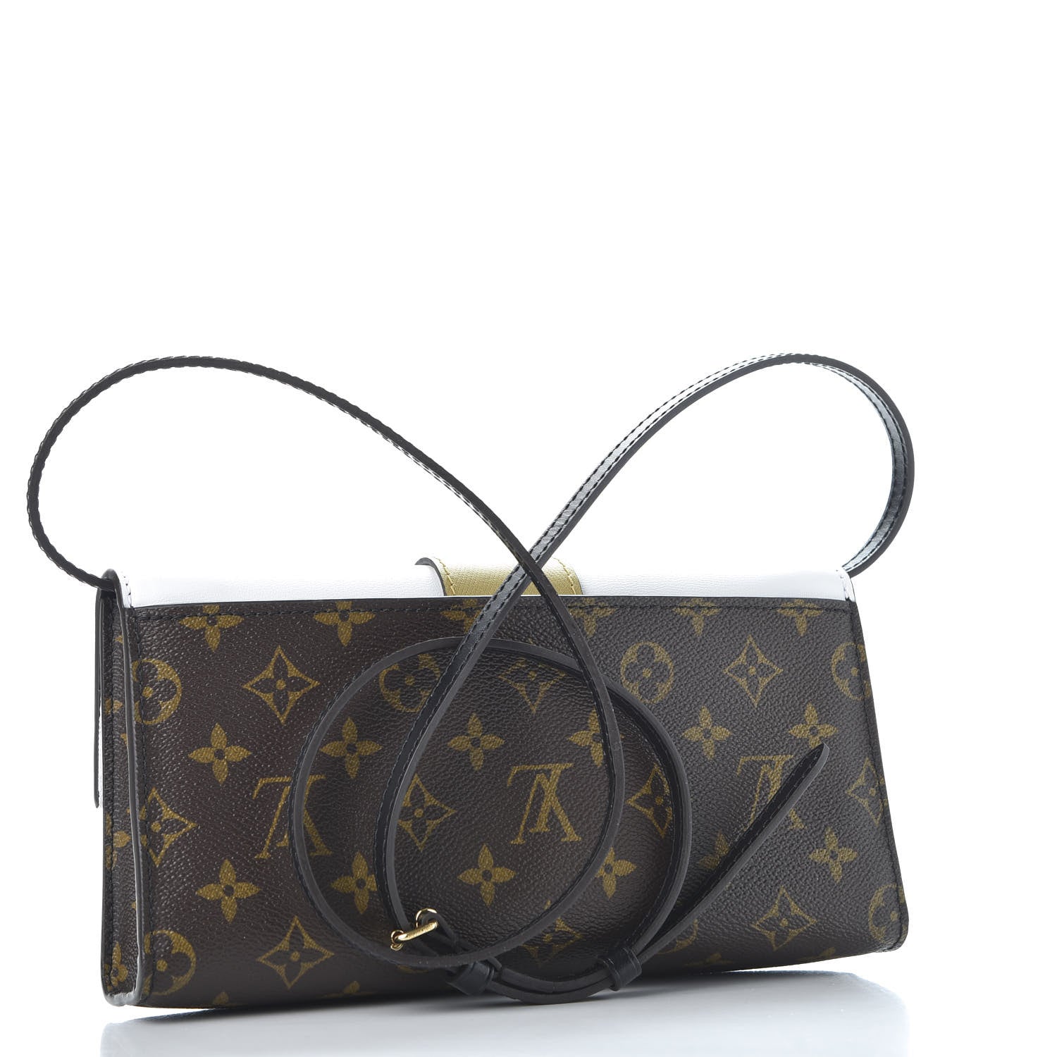 Louis Vuitton Calfskin Monogram Column Clutch 2 of 9