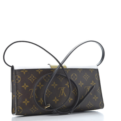 Louis Vuitton Calfskin Monogram Column Clutch 2 of 9