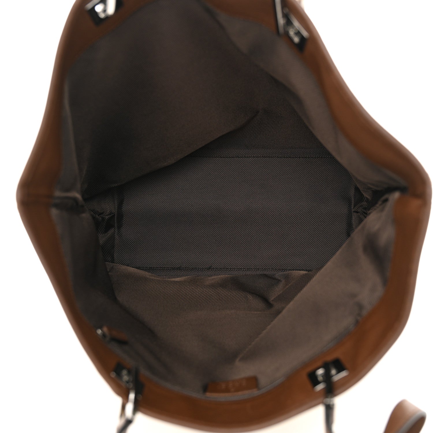 Gucci Monogram Large Bucket Tote Dark Brown 5 of 12