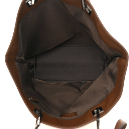 Gucci Monogram Large Bucket Tote Dark Brown 5 of 12