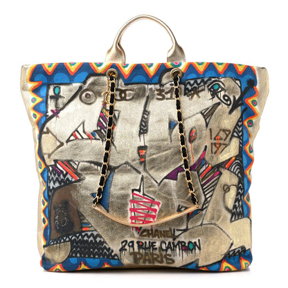 Chanel Graffiti Printed Canvas Street Spirit Tote Multicolor 1 of 9