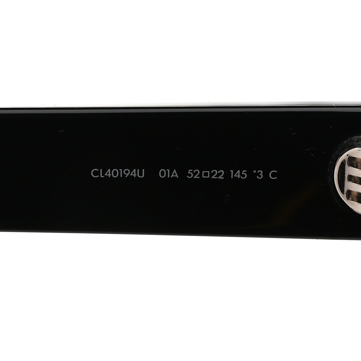 Acetate Triomphe 01 Sunglasses CL 40194U Black