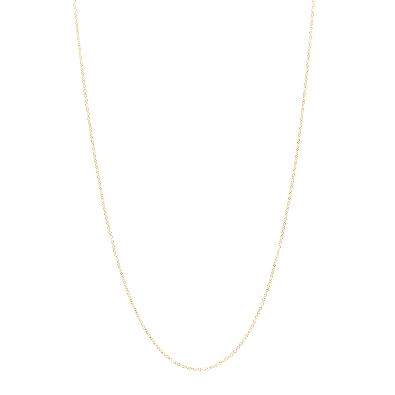 Tiffany 18K Yellow Gold Chain Necklace 18" 1 of 4