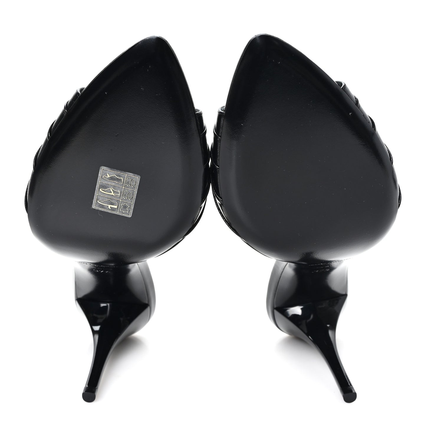 Nappa Sugar Babylone 90 Mules 37.5 Black