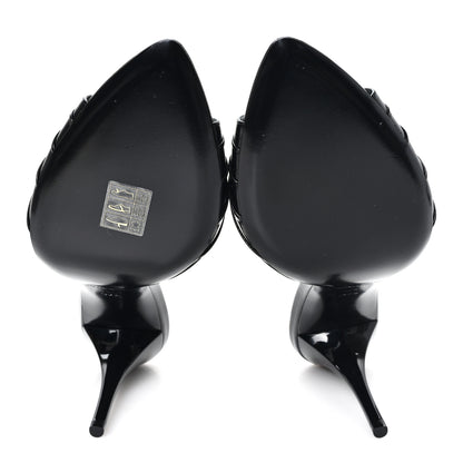 Saint Laurent Nappa Sugar Babylone 90 Mules 37.5 Black 6 of 10