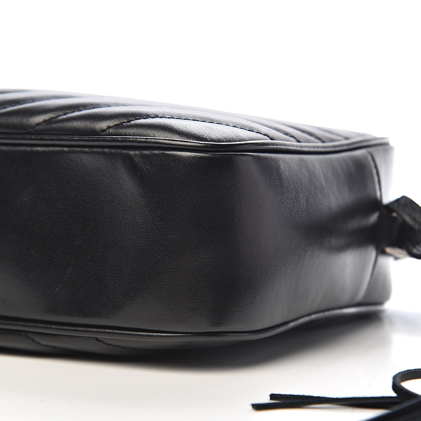 Calfskin Matelasse Monogram Lou Camera Bag Black