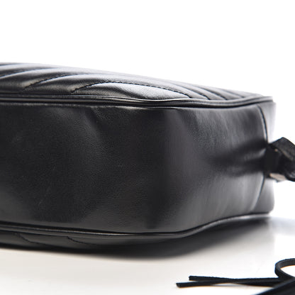 Saint Laurent Calfskin Matelasse Monogram Lou Camera Bag Black 8 of 9