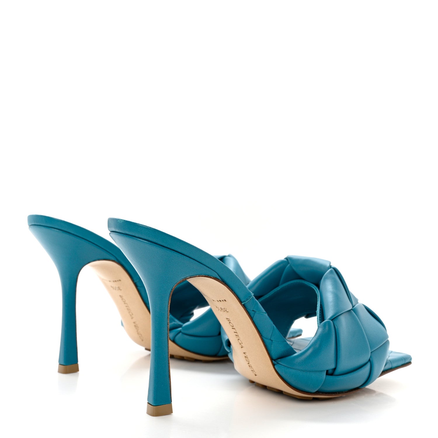 Bottega Veneta Nappa Maxi Intrecciato Lido 90mm Mule Sandals 39.5 Blaster 4 of 7