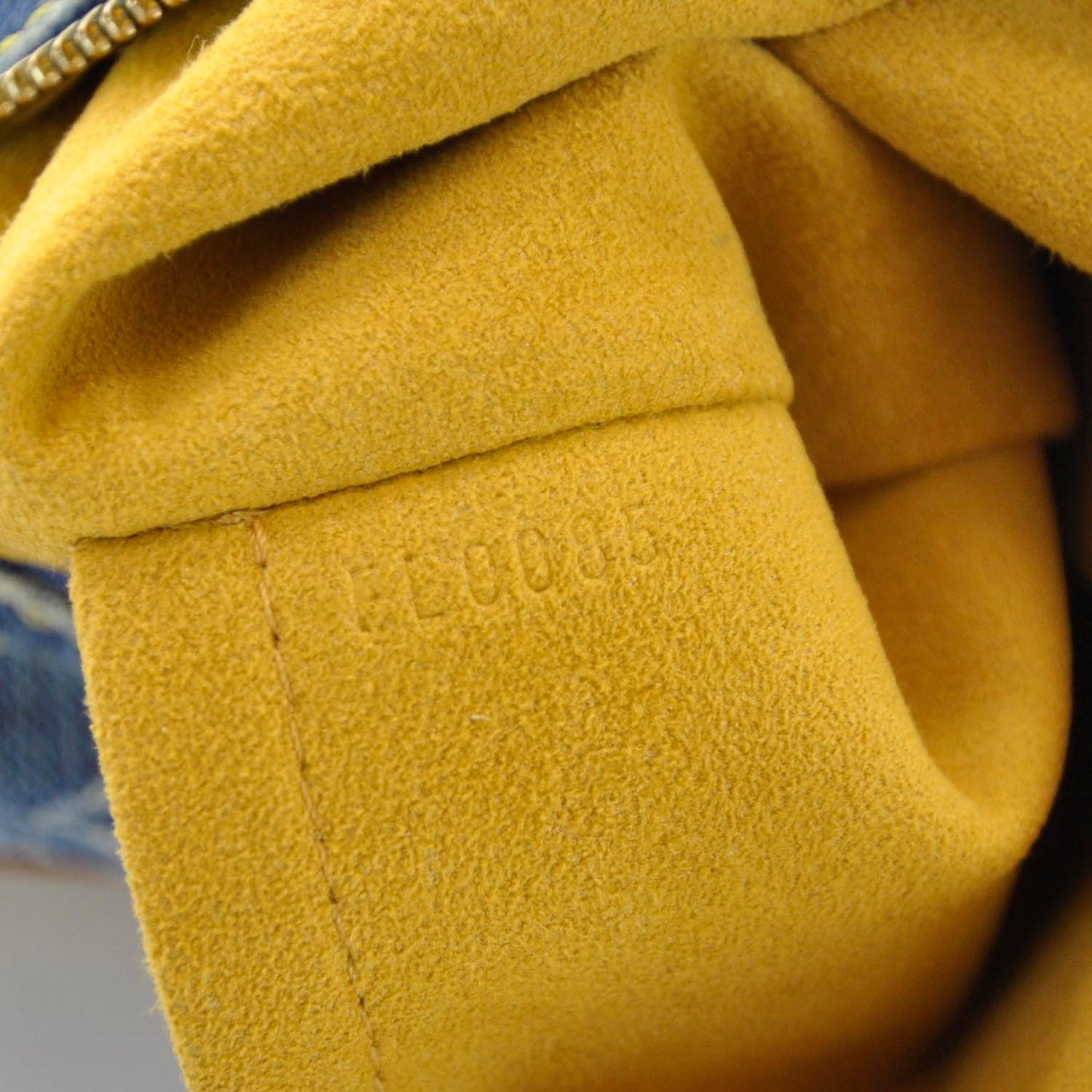 Monogram Denim Baggy PM Blue