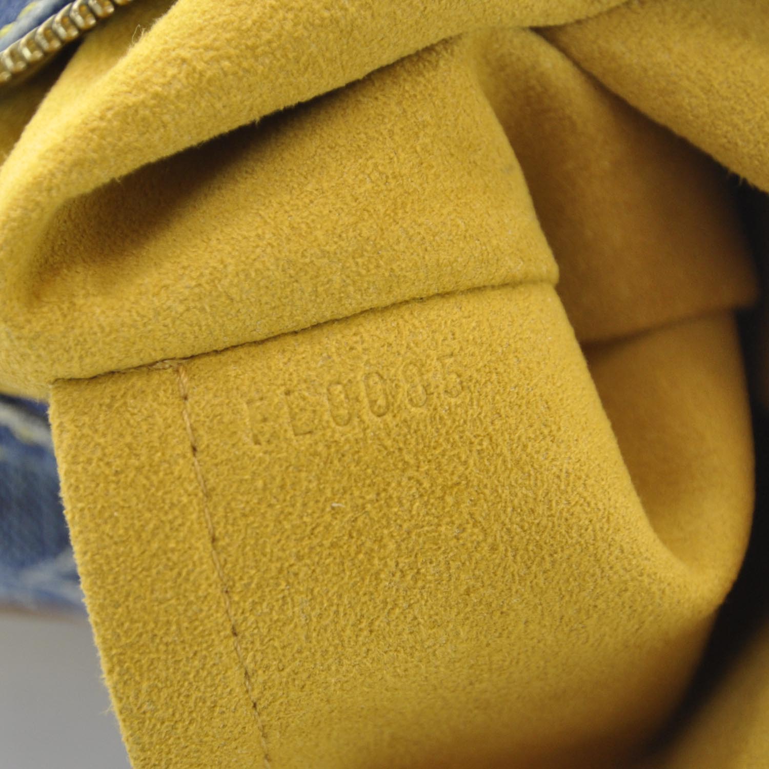 Louis Vuitton Monogram Denim Baggy PM Blue 9 of 9