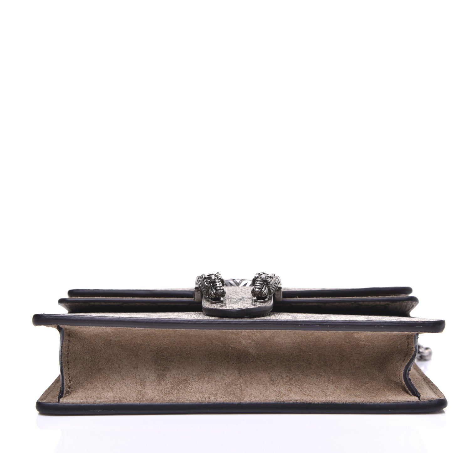 GG Supreme Monogram Super Mini Dionysus Shoulder Bag Taupe