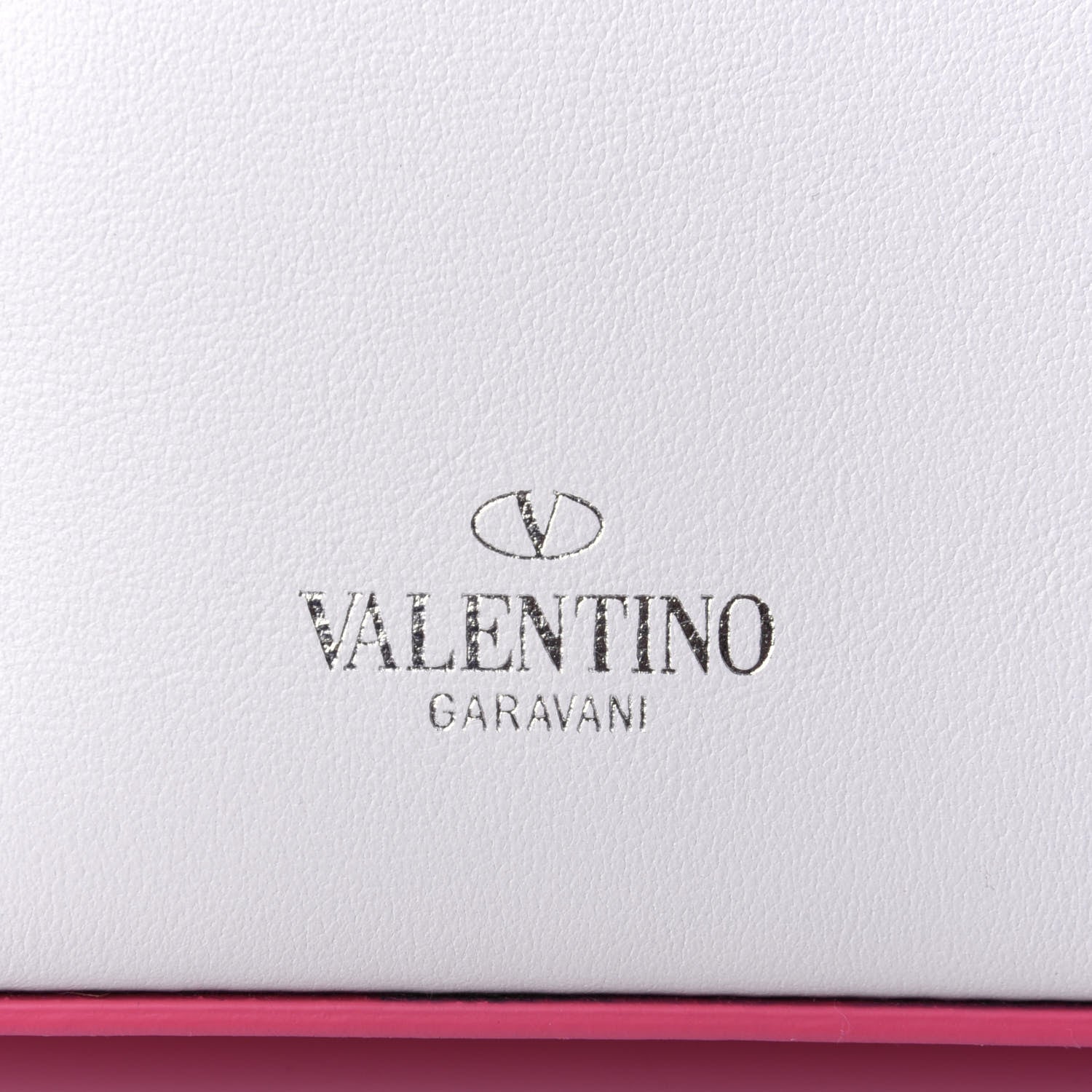Valentino Garavani Vitello Colorblock Medium Free Rockstud Flip Lock Crossbody Bag Shadow Pink Optic White 9 of 9