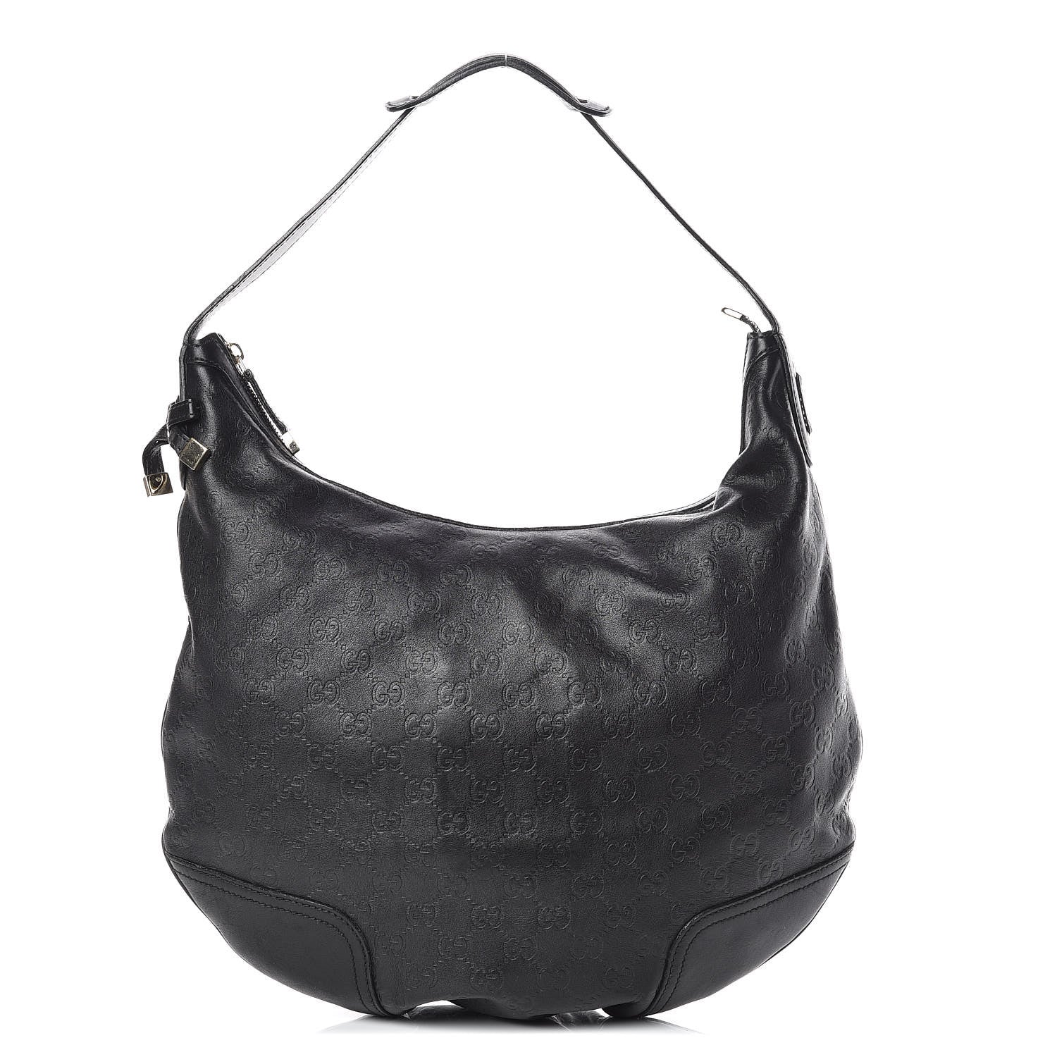 Gucci Guccissima Large Princy Hobo Black 1 of 14
