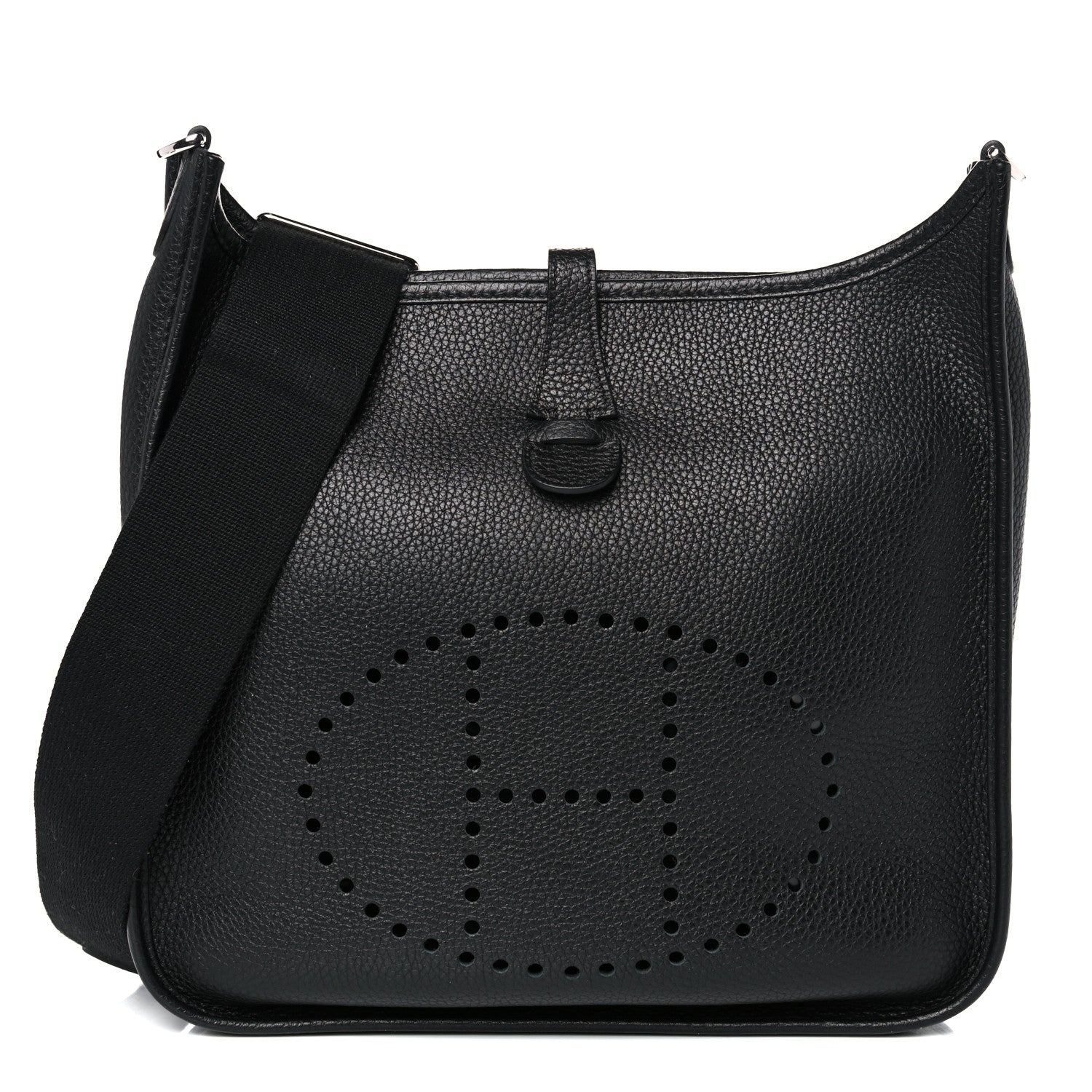 Hermes Taurillon Clemence Evelyne III PM Black 1 of 11