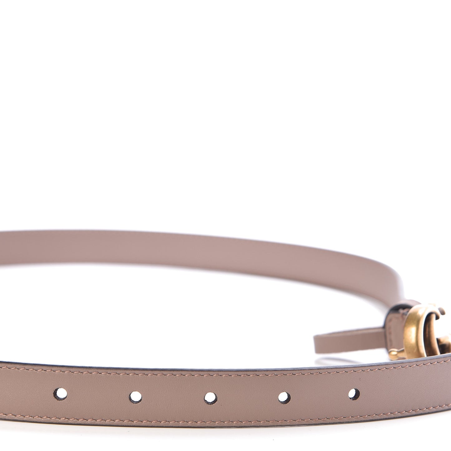 Calfskin Double G 20mm Belt 80 32 Porcelain Rose