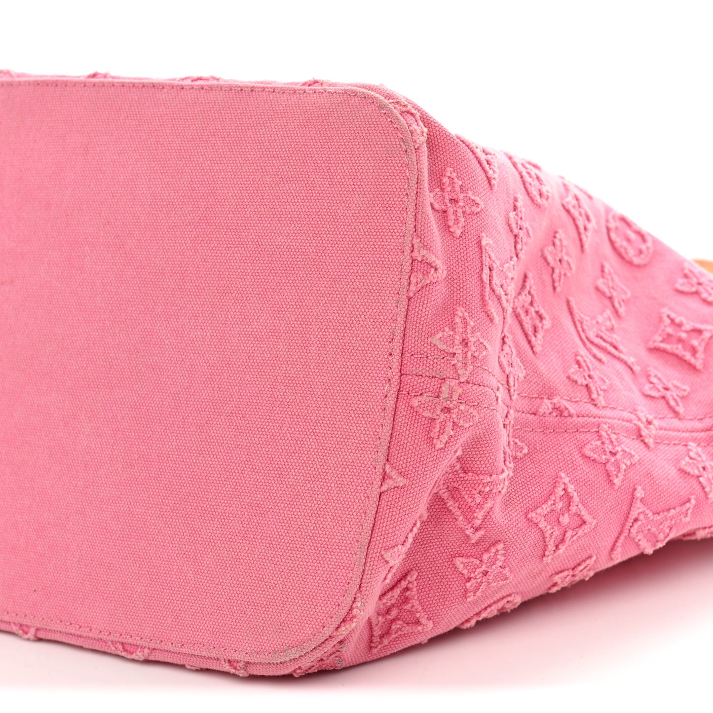 Monogram Denim Neverfull MM Rose