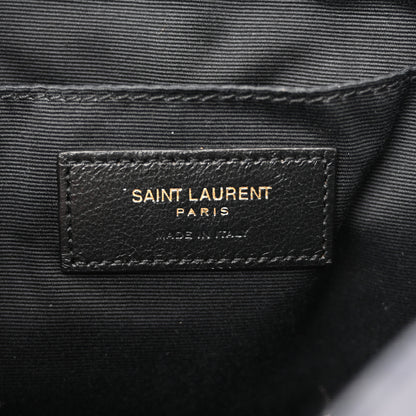 Saint Laurent Calfskin Matelasse Monogram Lou Camera Bag Deep Marine 5 of 11