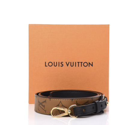Louis Vuitton Reverse Monogram Bandouliere Shoulder Strap XL Black 6 of 6