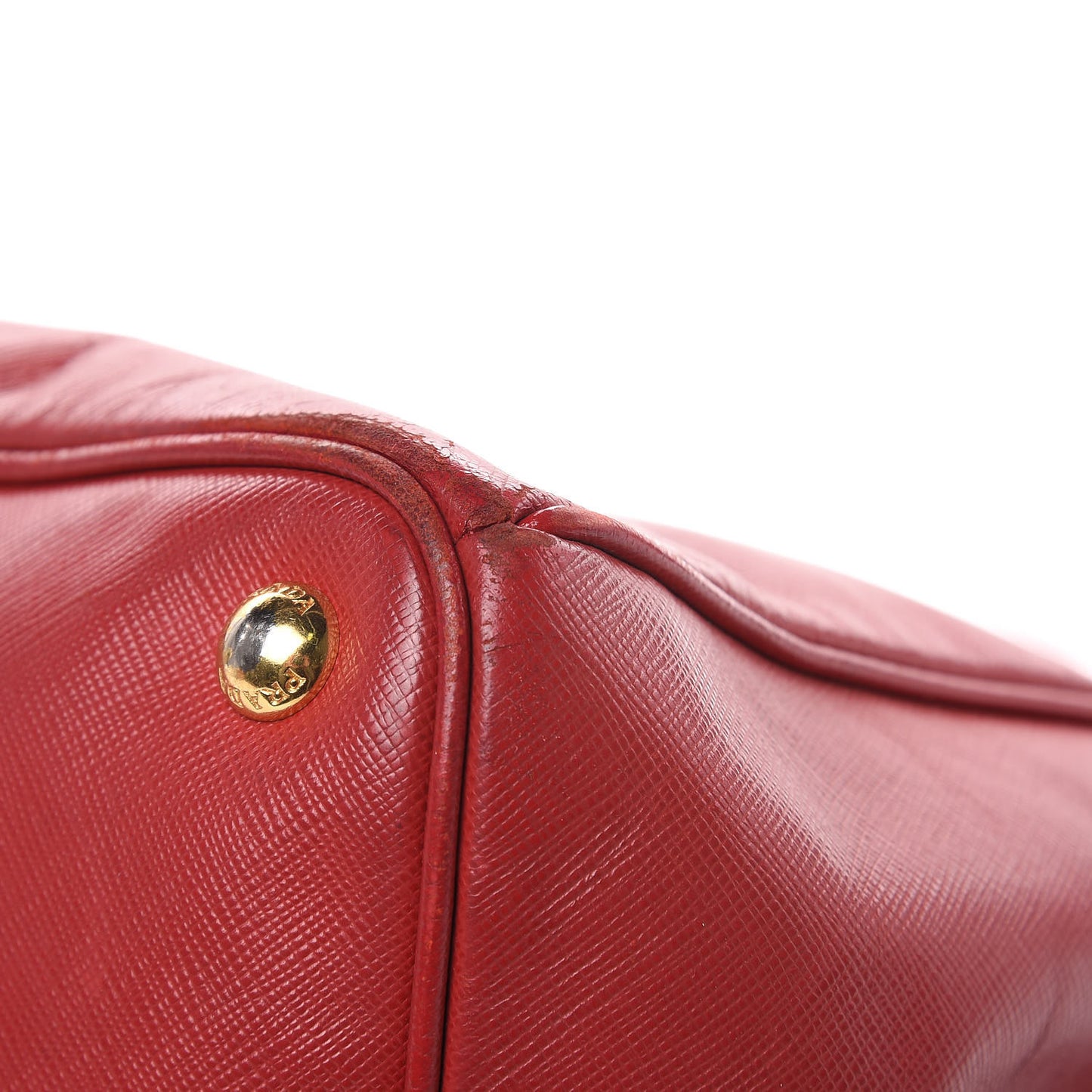 Saffiano Lux Large Tote Fuoco