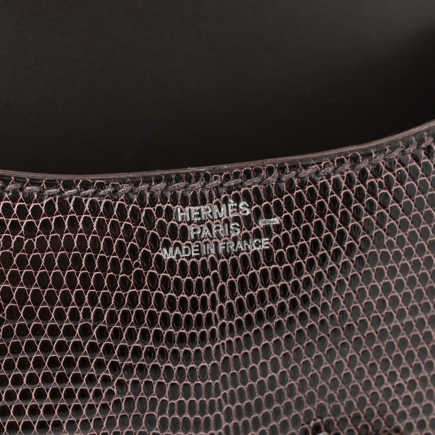 Hermes Lizard Niloticus Micro Constance 14 Nicotine 5 of 10