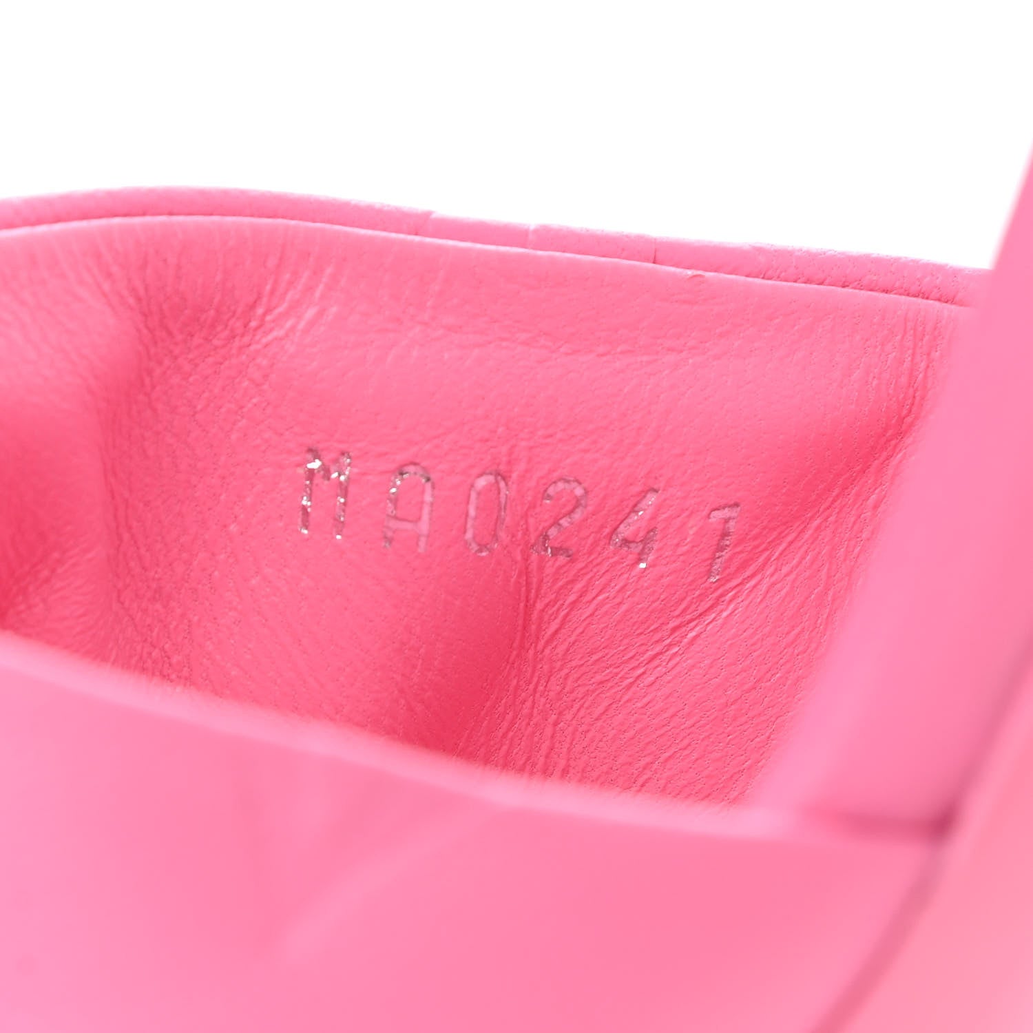 Louis Vuitton Lambskin Embossed Monogram Revival Mid Heel Mules 40 Rose Pop 11 of 11