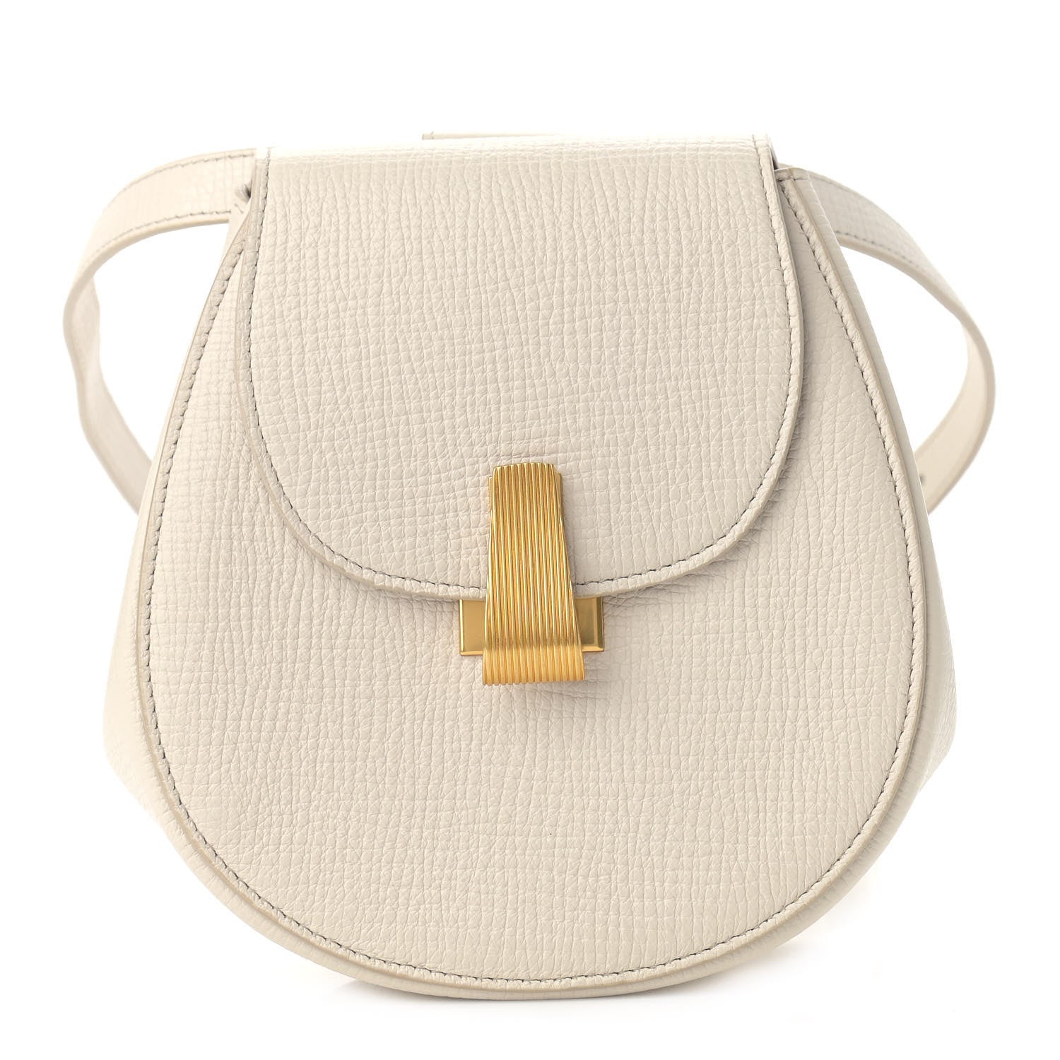 Bottega Veneta Palmellato Calfskin Rounded Belt Bag Plaster 1 of 10