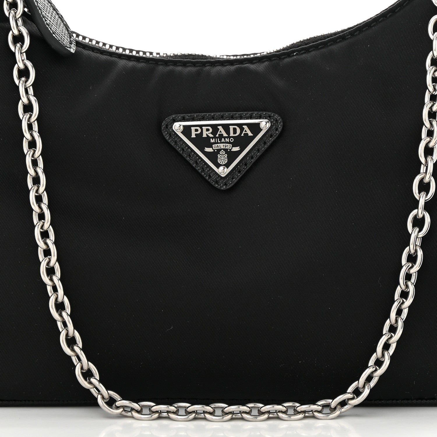 Prada Nylon Re-Edition 2005 Shoulder Bag Black 9 of 11