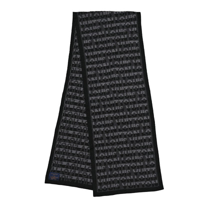 Louis Vuitton Wool LV Split Scarf Anthracite 2 of 3