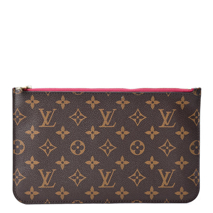Louis Vuitton Monogram Neverfull MM GM Pochette Pivoine 1 of 8